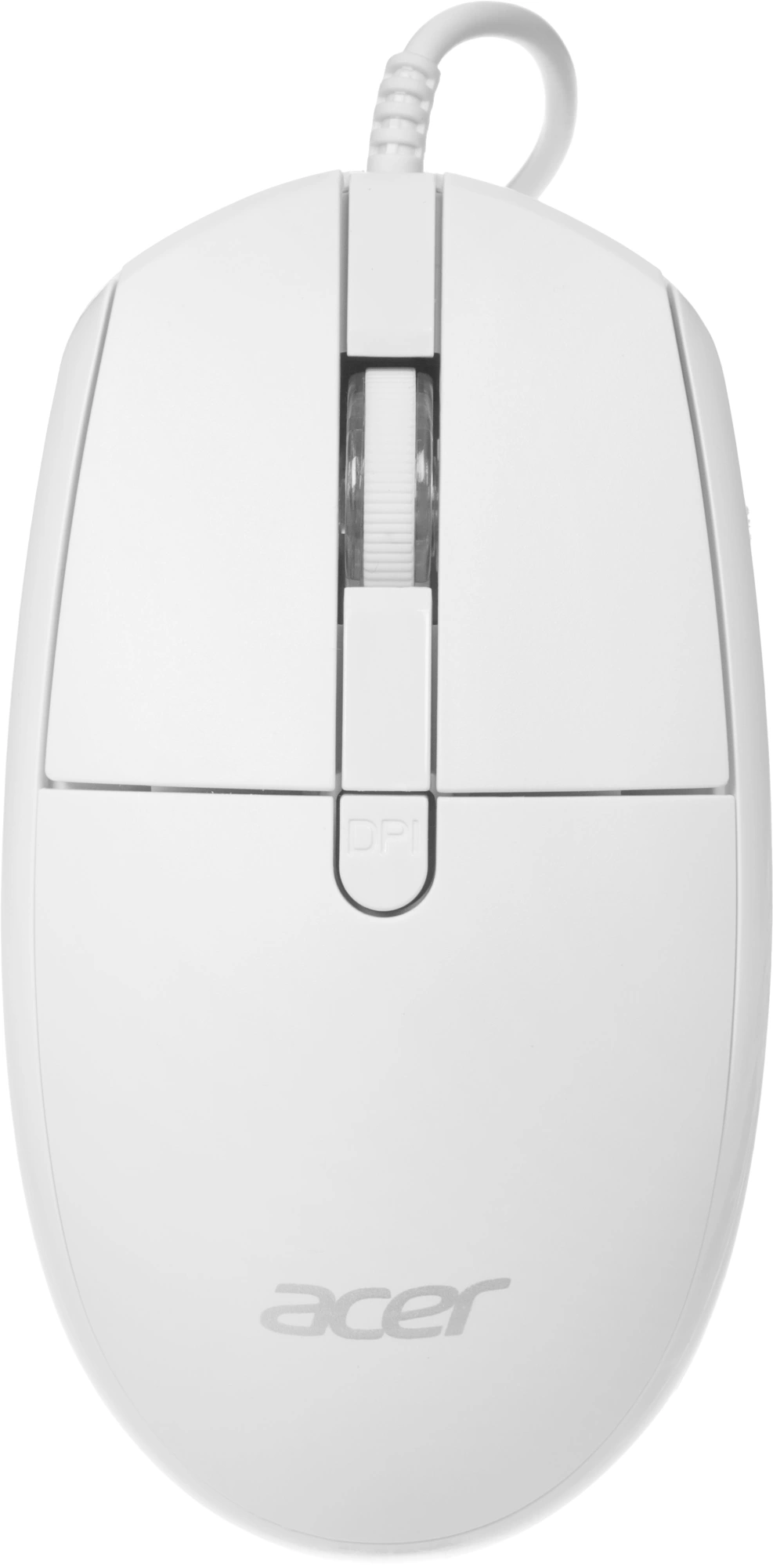 Мышь Acer OMW401 белый оптическая 2000dpi USB 4but (ZL.MCEEE.030)