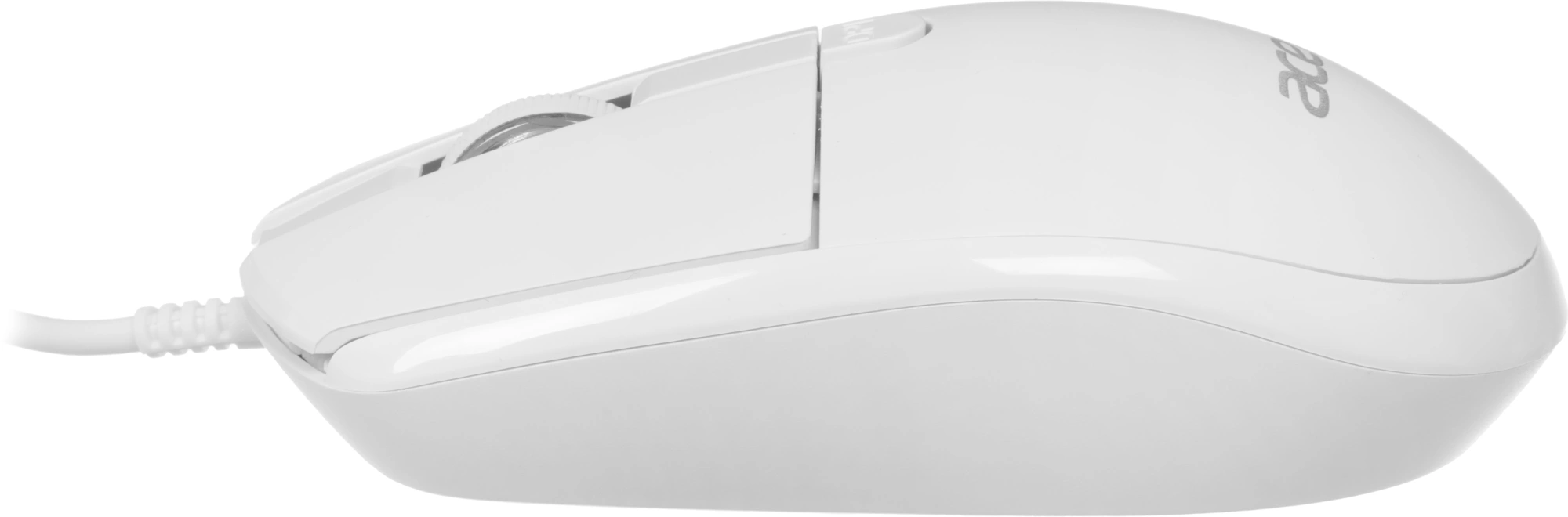 Мышь Acer OMW401 белый оптическая 2000dpi USB 4but (ZL.MCEEE.030) — миниатюра 8