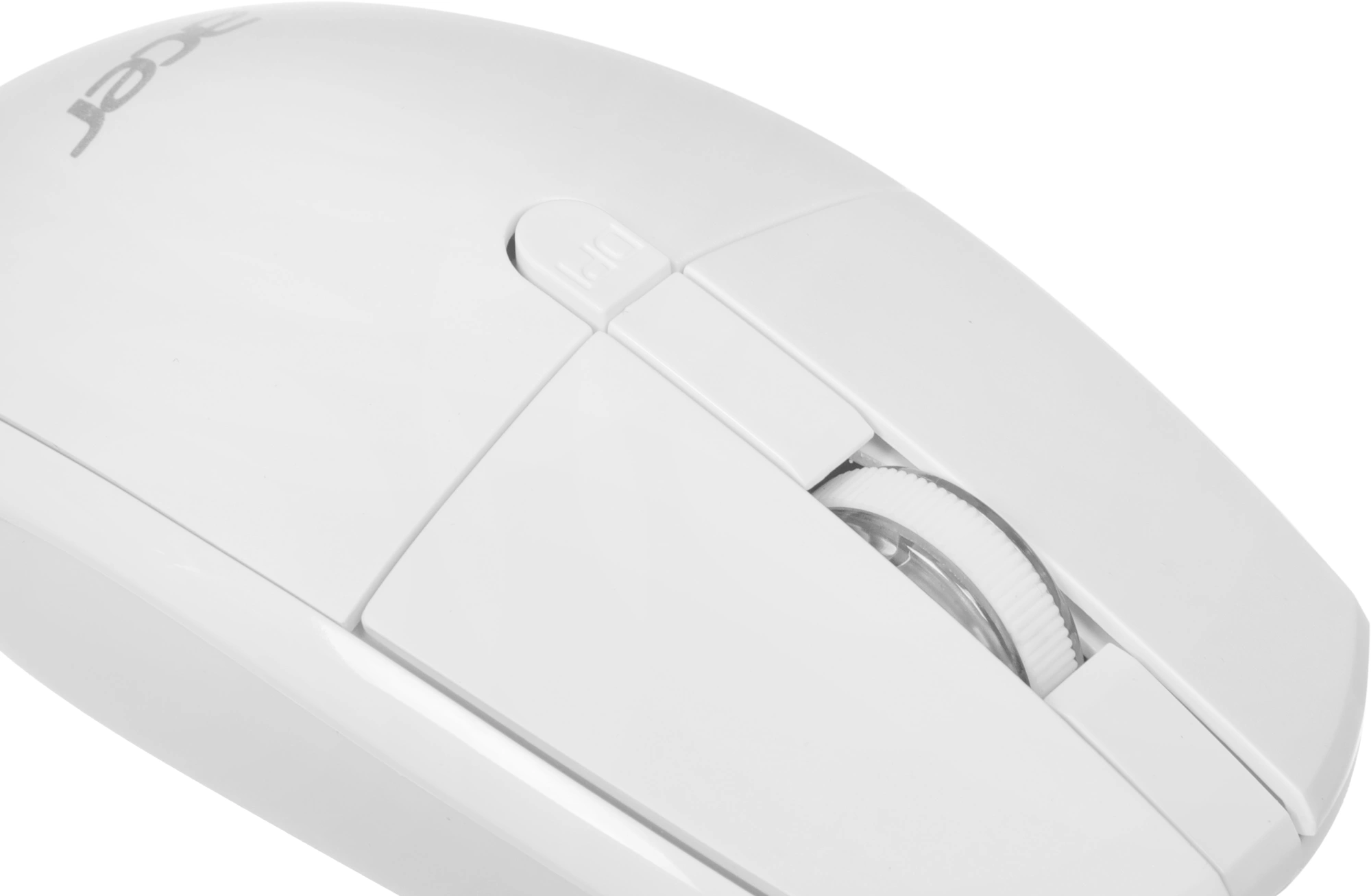 Мышь Acer OMW401 белый оптическая 2000dpi USB 4but (ZL.MCEEE.030) — миниатюра 9