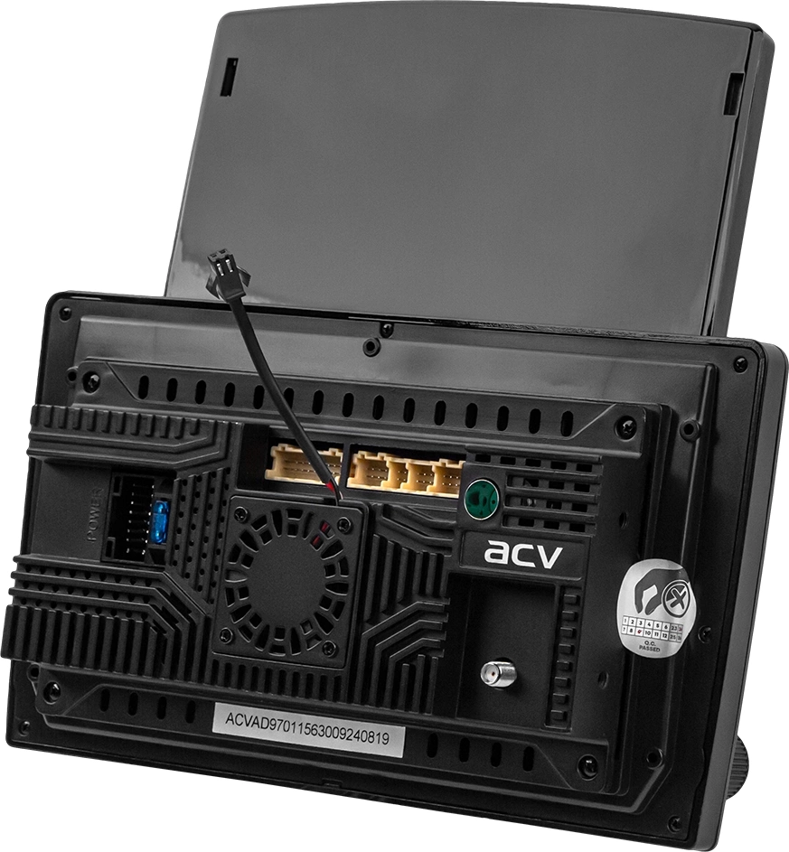 Автомагнитола ACV AD-9701 2DIN 4x50Вт AUX 2000Mb DSP Android 13 9.7" WiFi 4G 3 RDS (43344) — миниатюра 5