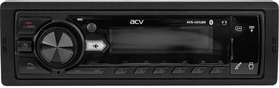 Автомагнитола ACV AVS-401UBR 1DIN 4x50Вт v5.0 AUX 1.3" 2 (43341) — миниатюра 2