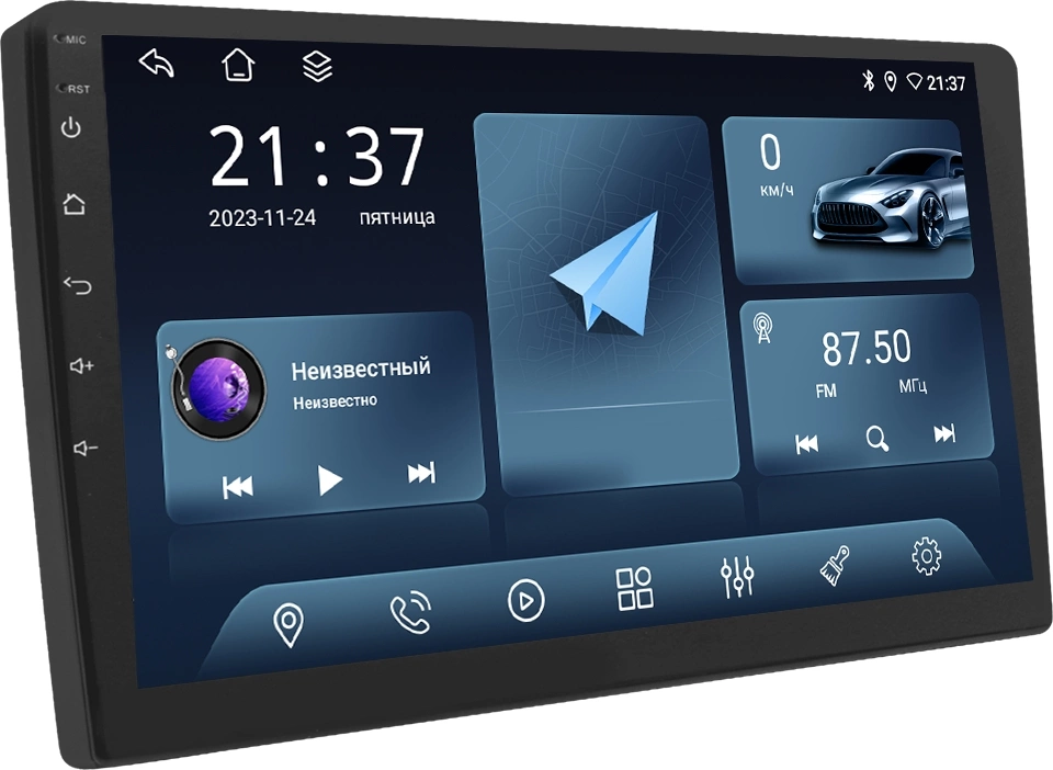 Автомагнитола ACV AD-9002 DSP 2DIN 4x50Вт v5.0 USB 2.0 AUX 4096Mb DSP Android 13 9" WiFi 4G 2.5 RDS (43224) — фото 1