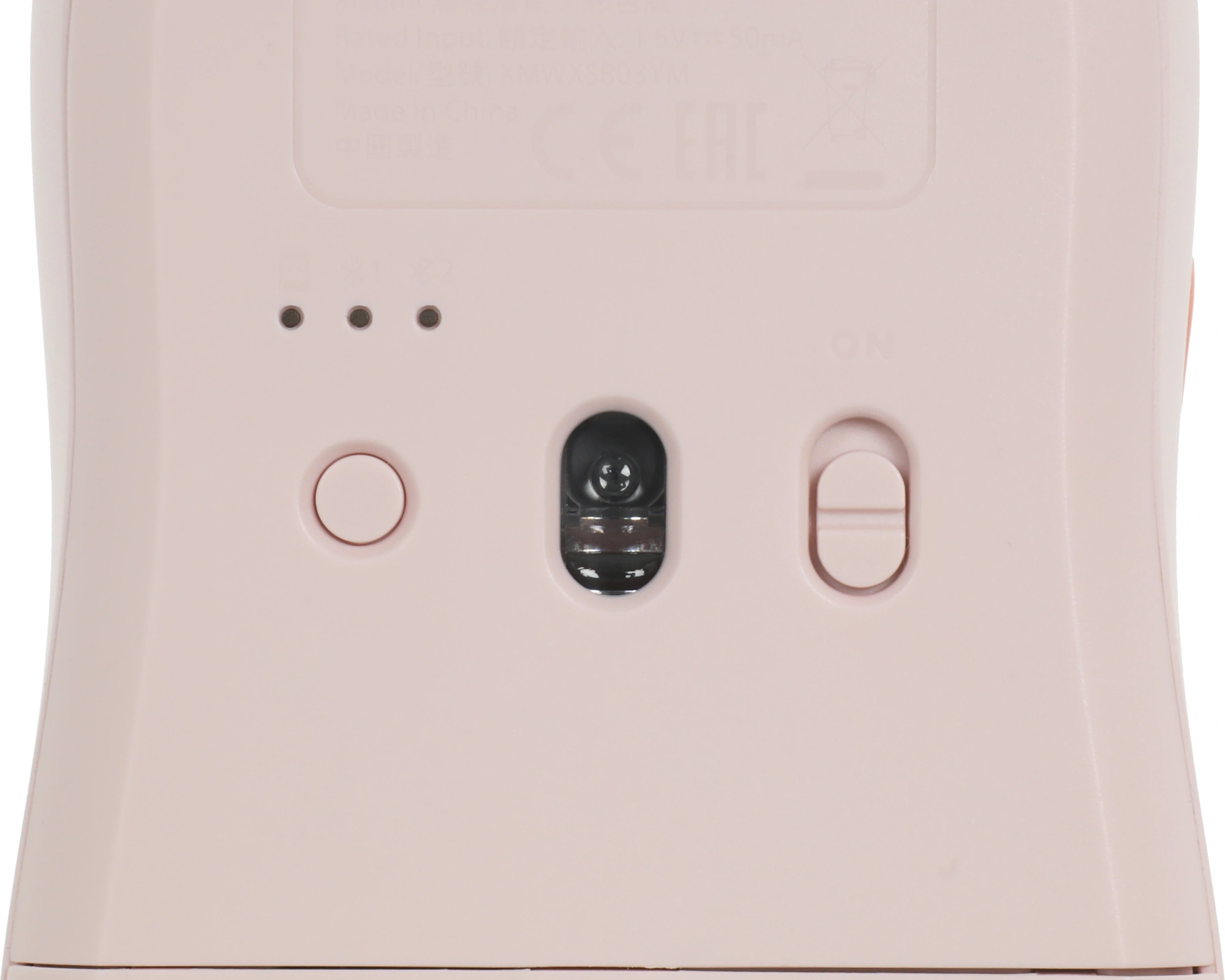 Мышь Xiaomi Wireless Mouse 3 розовый оптическая 1200dpi silent беспров. BT/Radio USB для ноутбука 4but (BHR8911GL) — миниатюра 4