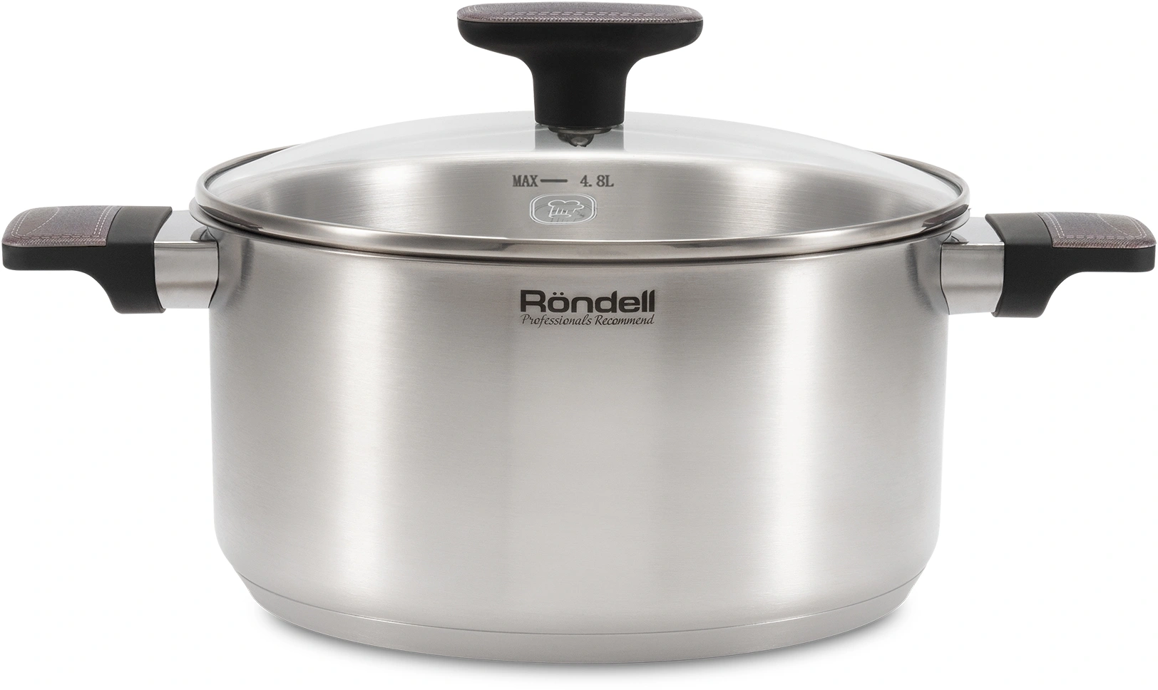 Кастрюля Rondell Chambray RDS-1956 4.8л. d=24см (с крышкой) стальной — миниатюра 2