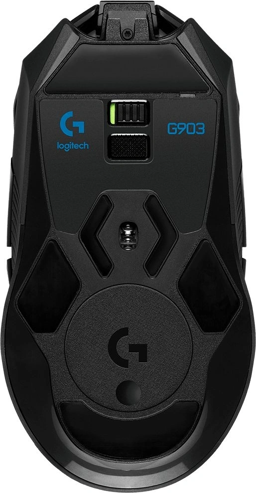 Мышь Logitech G903 LightSpeed Hero черный оптическая 25600dpi беспров. USB 9but (910-005674) — миниатюра 2