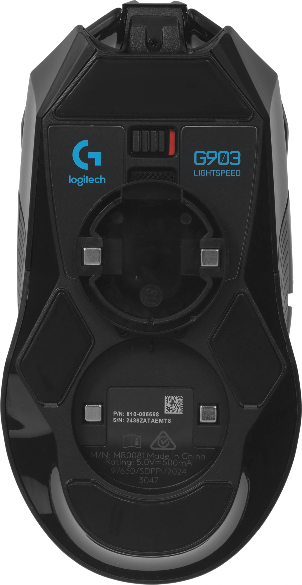 Мышь Logitech G903 LightSpeed Hero черный оптическая 25600dpi беспров. USB 9but (910-005674) — миниатюра 13