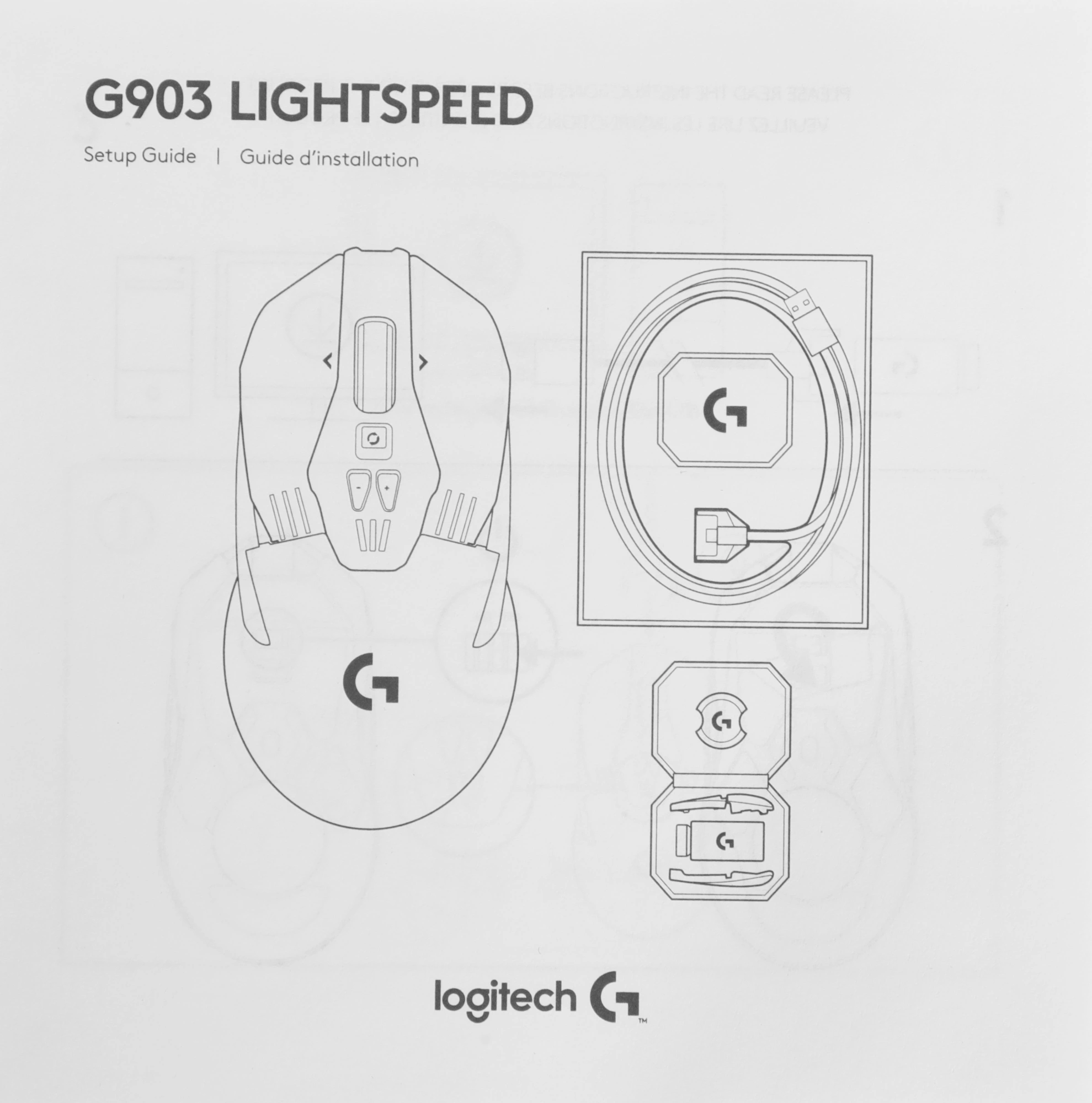 Мышь Logitech G903 LightSpeed Hero черный оптическая 25600dpi беспров. USB 9but (910-005674) — миниатюра 18