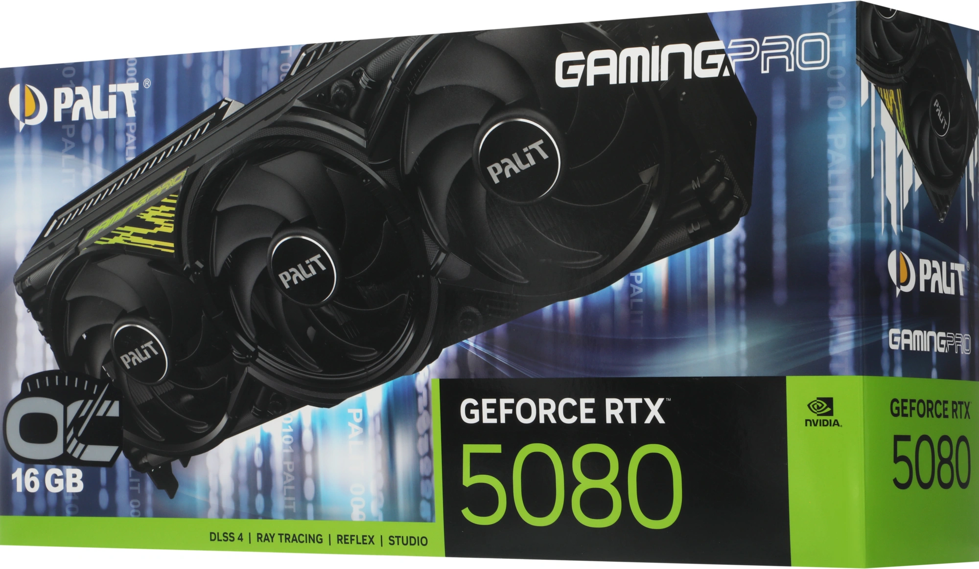 Видеокарта Palit PCI-E 5.0 PA-RTX5080 GAMINGPRO OC NVIDIA GeForce RTX 5080 16Gb 256bit GDDR7 2295/30000 HDMIx1 DPx3 HDCP Ret — миниатюра 9