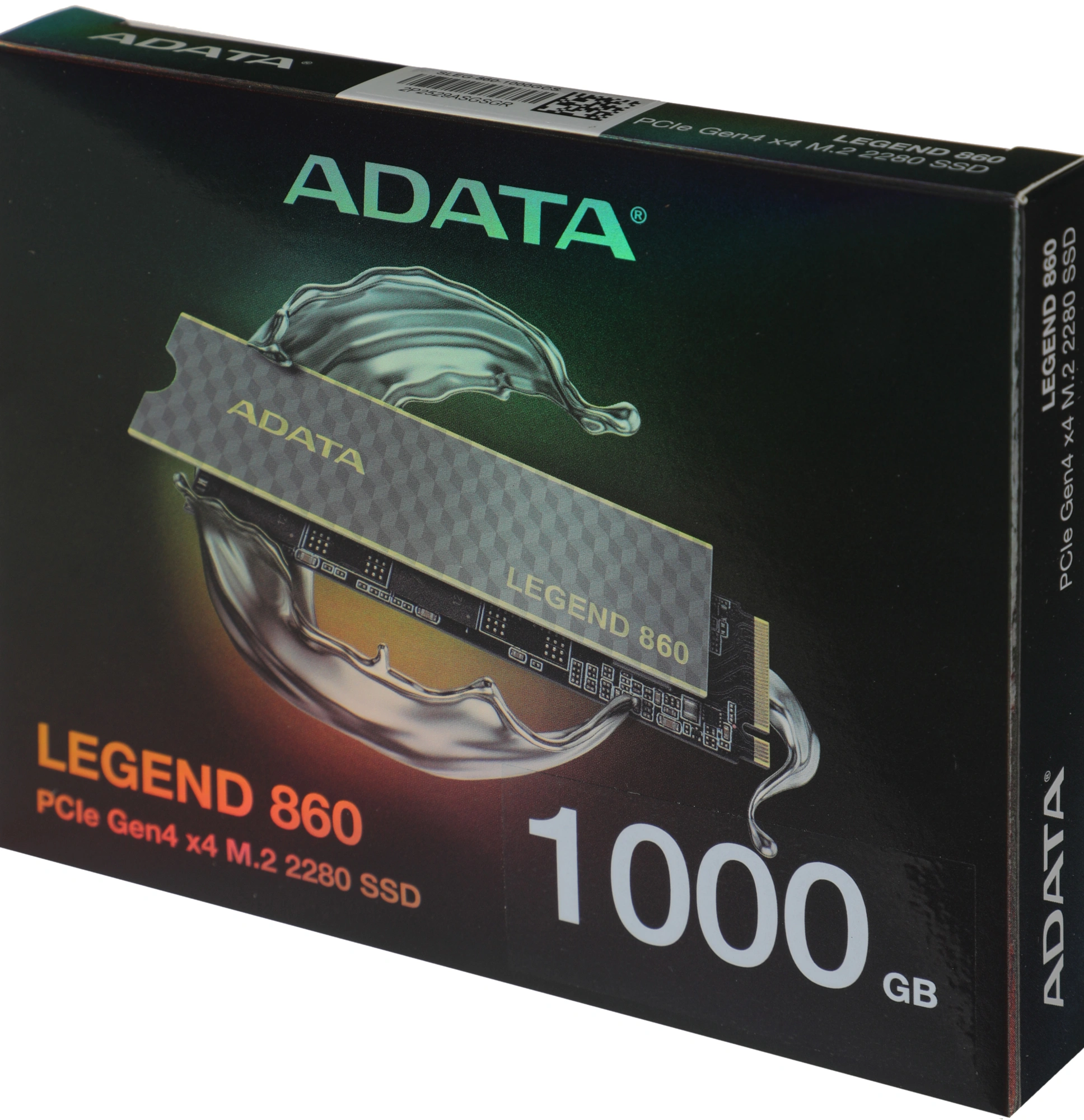 Накопитель SSD A-Data PCIe 4.0 x4 1TB SLEG-860-1000GCS Legend 860 M.2 2280 — миниатюра 8