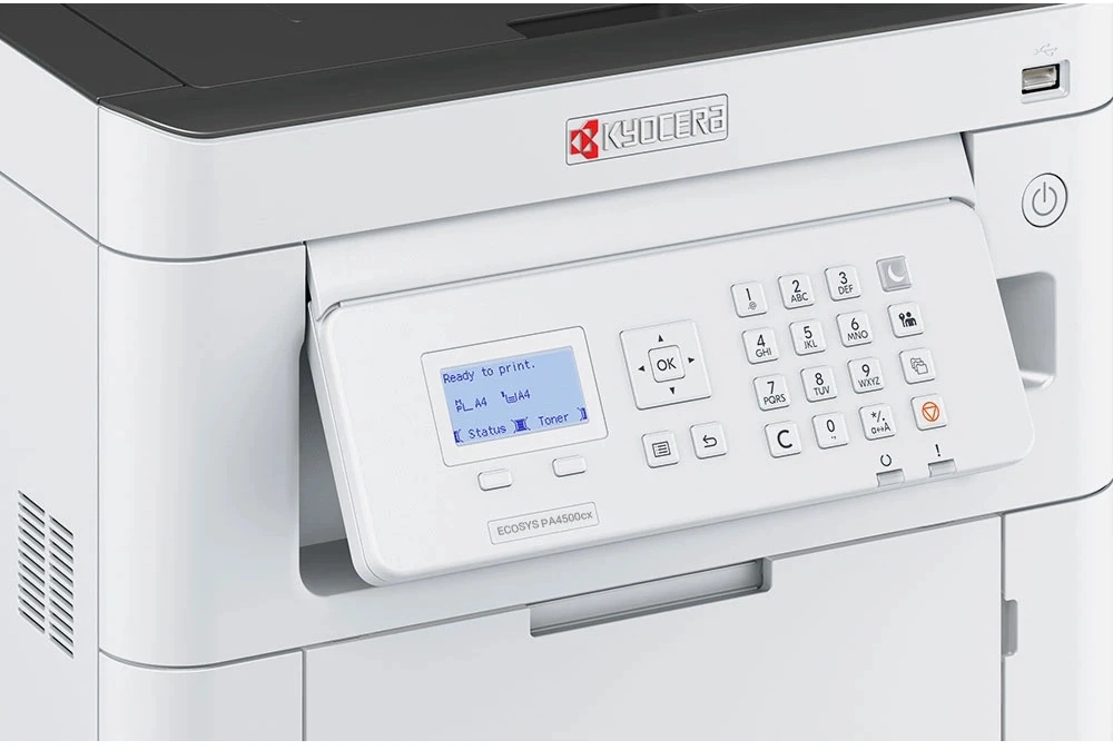 Принтер лазерный Kyocera Ecosys PA4500cx (1102Z13NL0) A4 Duplex белый — миниатюра 4