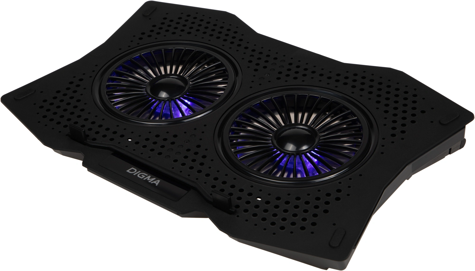 Подставка для ноутбука Digma D-NCP180-2x110 18" 410x280x34мм 20дБ 2xUSB 2x 110ммFAN 700г пластик ABS черный — миниатюра 9