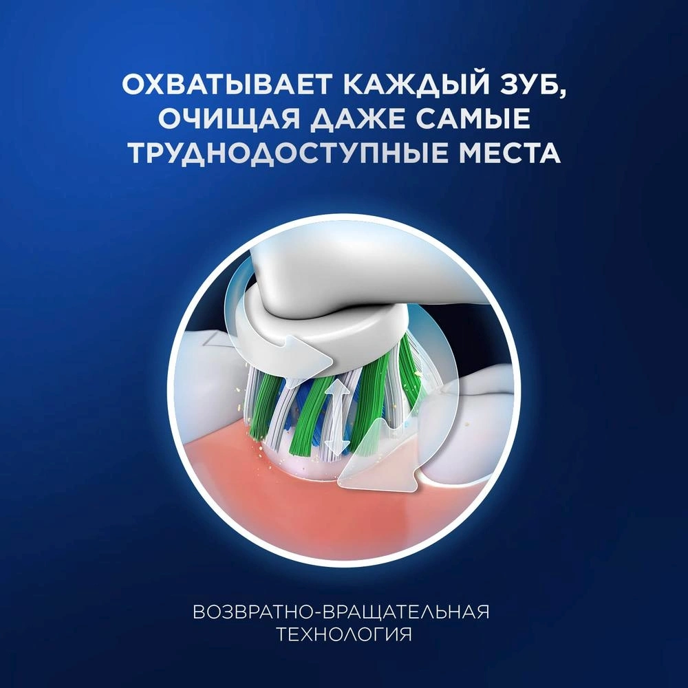 Зубная щетка электрическая Oral-B Vitality Pro голубой — миниатюра 4