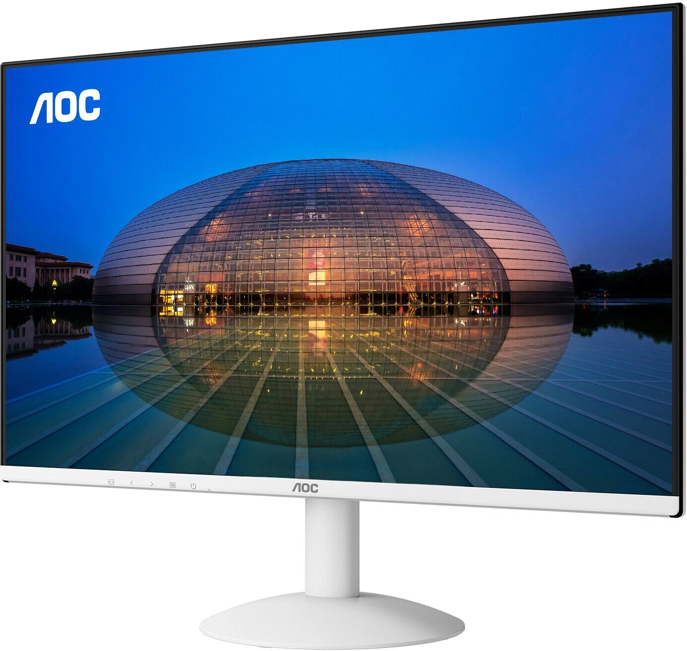 Монитор AOC 23.8" 24B30H3/BW белый IPS LED 16:9 HDMI матовая 300cd 178гр/178гр 1920x1080 120Hz VGA FHD 2.5кг — миниатюра 2