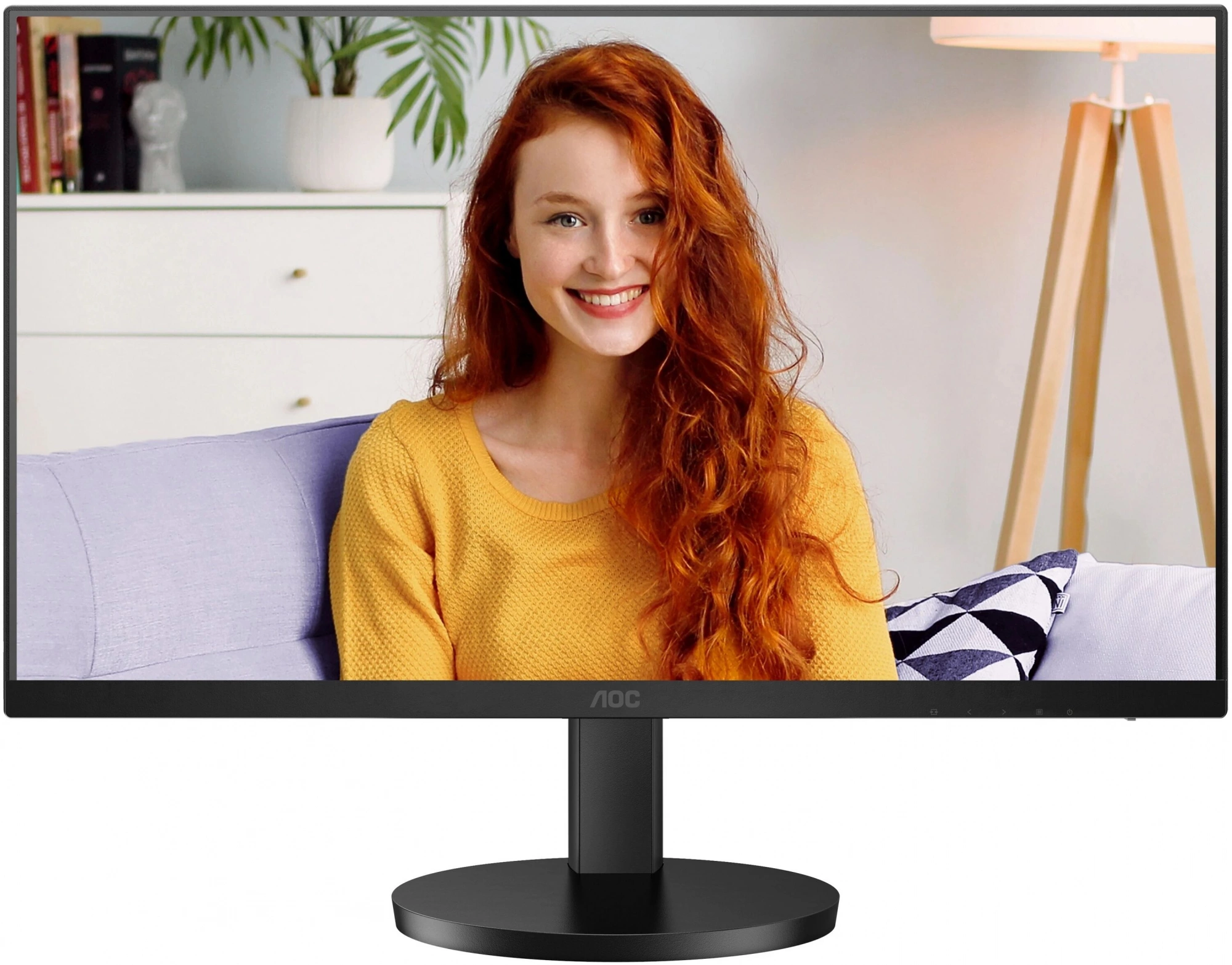 Монитор AOC 27" Basic-Line U27B3AF черный IPS LED 16:9 HDMI M/M матовая HAS 350cd 178гр/178гр 3840x2160 60Hz DP Quad 4K (2160p) 5.2кг — фото 1