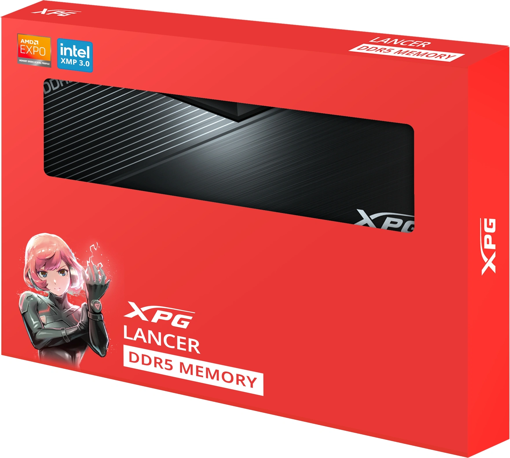 Память DDR5 2x16GB 6000MHz A-Data AX5U6000C3016G-DCLABK XPG Lancer RTL Gaming PC5-48000 CL30 DIMM UDIMM 288-pin 1.35В kit single rank с радиатором Ret — миниатюра 7