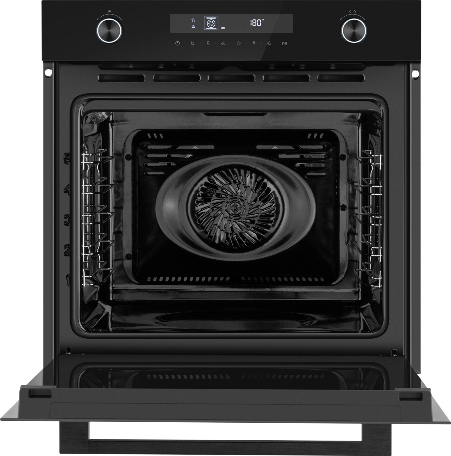 Духовой шкаф Электрический Weissgauff EOM 741 PDB Black Edition черный — миниатюра 3