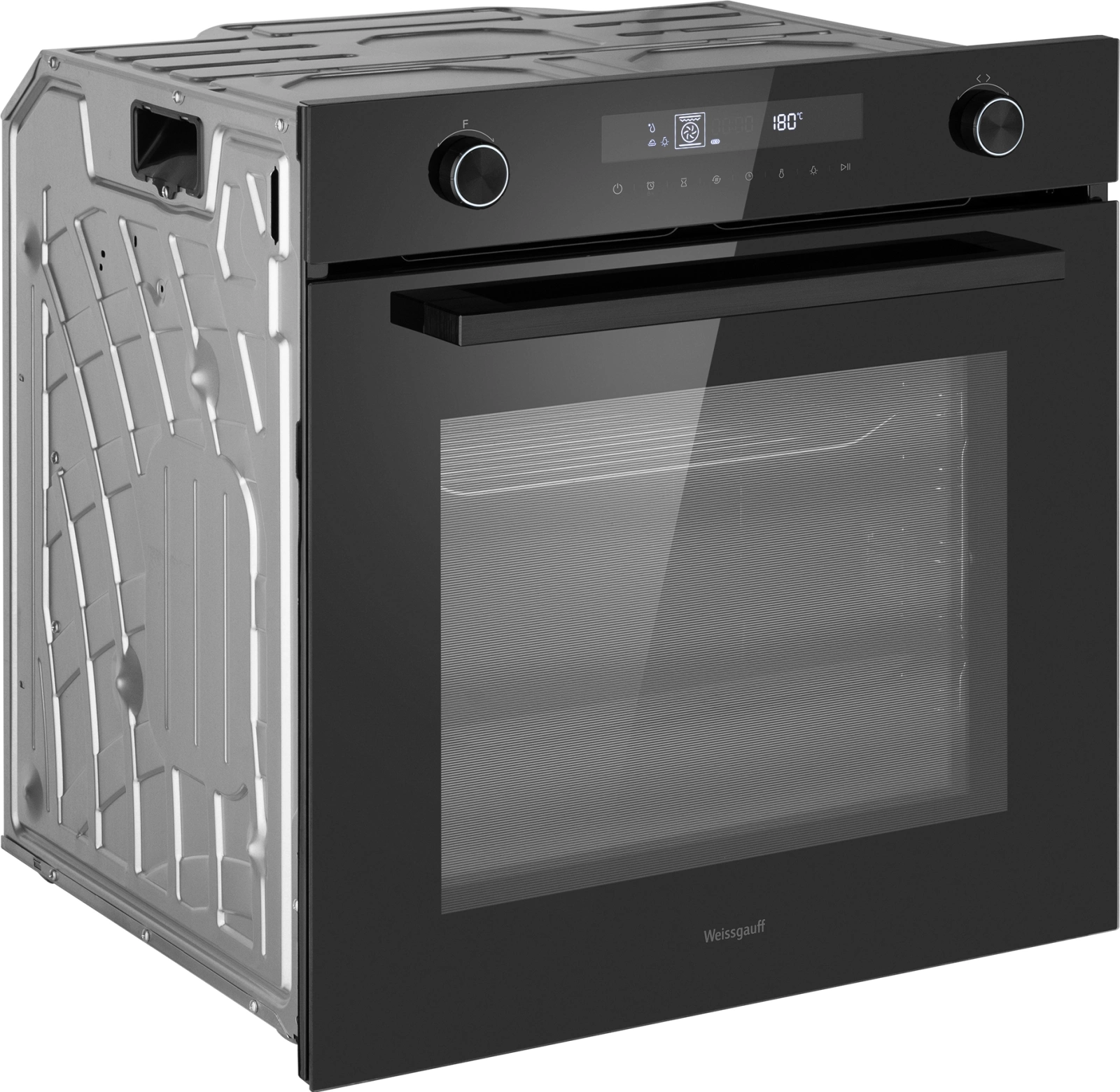 Духовой шкаф Электрический Weissgauff EOM 741 PDB Black Edition черный — миниатюра 6