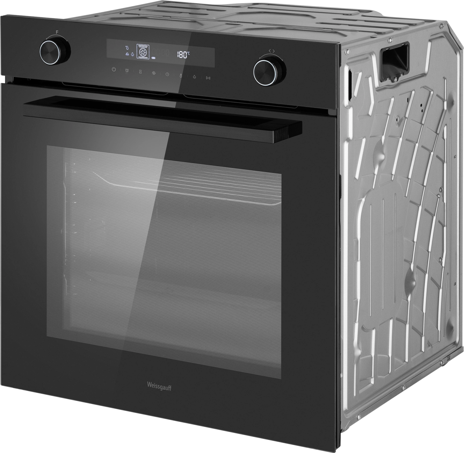 Духовой шкаф Электрический Weissgauff EOM 741 PDB Black Edition черный — миниатюра 8