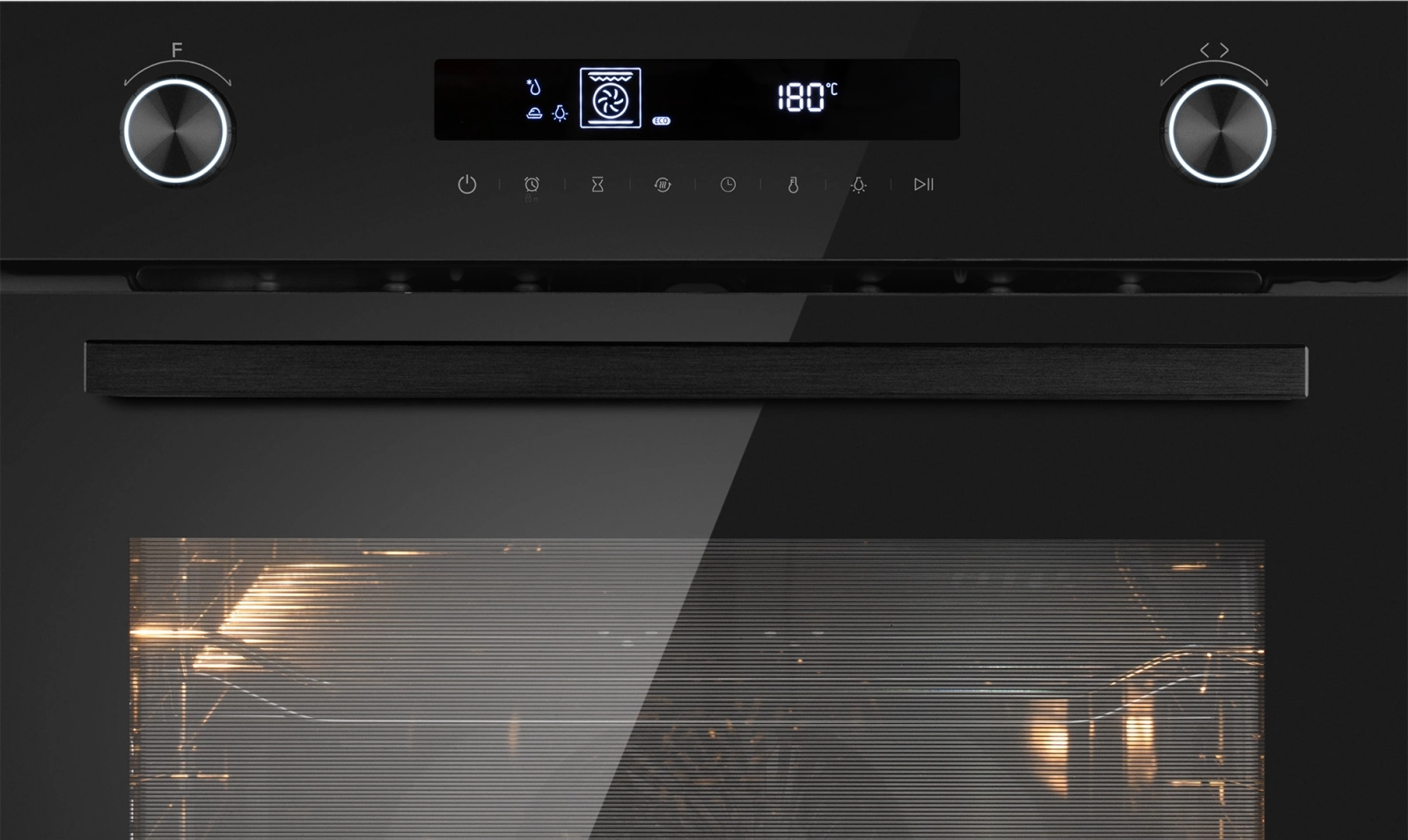 Духовой шкаф Электрический Weissgauff EOM 741 PDB Black Edition черный — миниатюра 4
