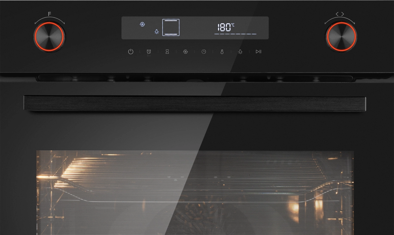 Духовой шкаф Электрический Weissgauff EOM 741 PDB Black Edition черный — миниатюра 5