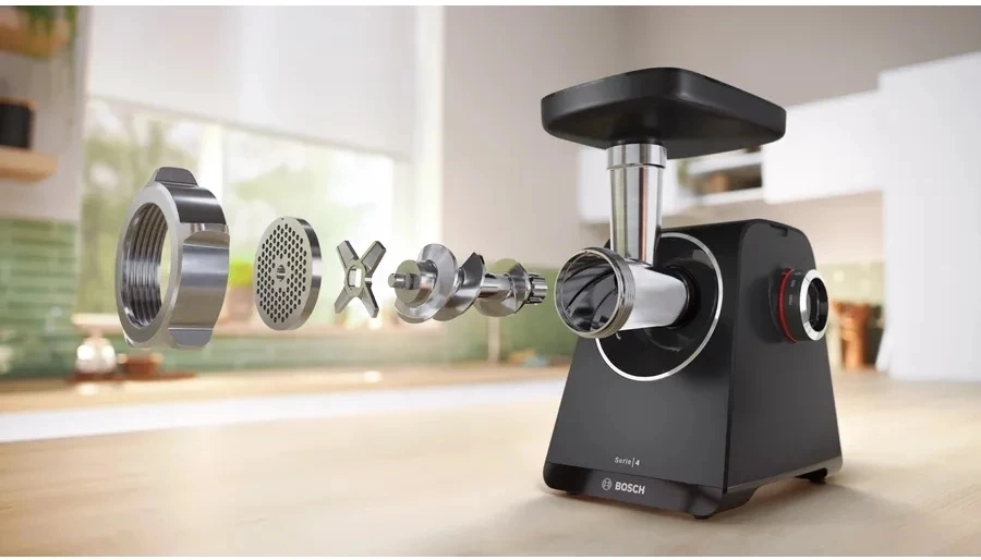 Мясорубка Bosch MFWS440B 1900Вт черный — миниатюра 2