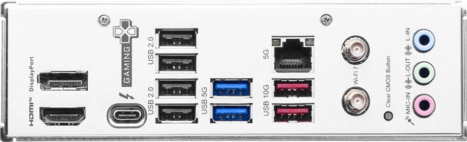 Материнская плата MSI B860 GAMING PLUS WIFI Soc-1851 Intel B860 4xDDR5 ATX AC`97 8ch(7.1) 5Gigabit RAID+HDMI+DP — миниатюра 3