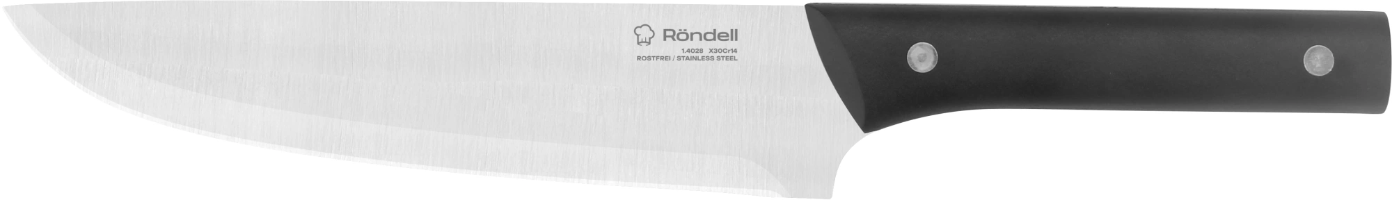 Набор ножей кухон. Rondell Mustang RD-1977 компл.:3предм. разд.дос. дерево/черный блистер — миниатюра 2