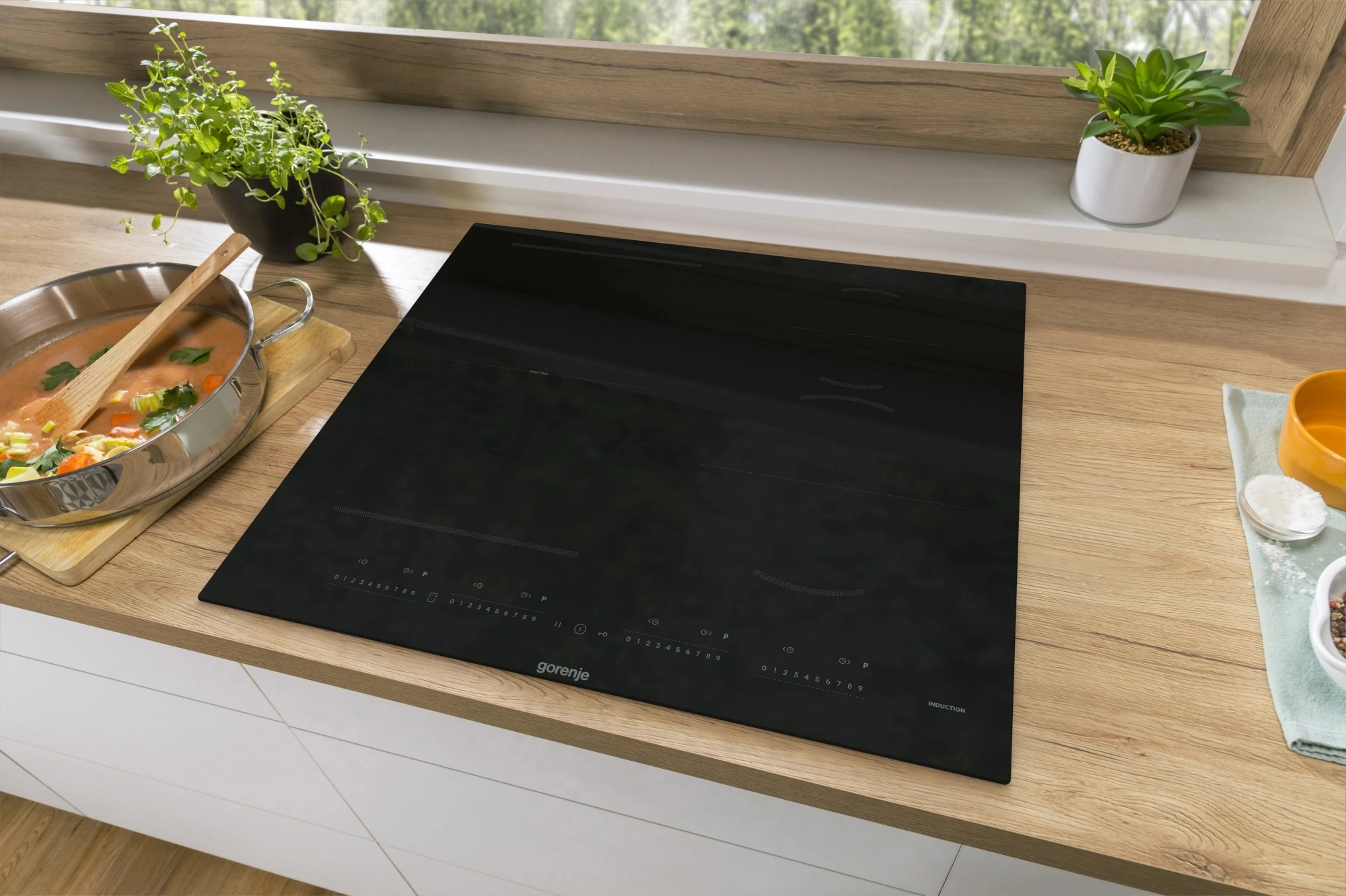 Индукционная варочная поверхность Gorenje GI6432BSCE черный — миниатюра 11