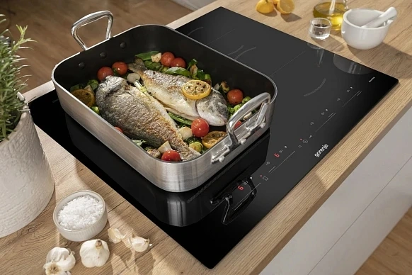 Индукционная варочная поверхность Gorenje GI6432BSCE черный — миниатюра 14