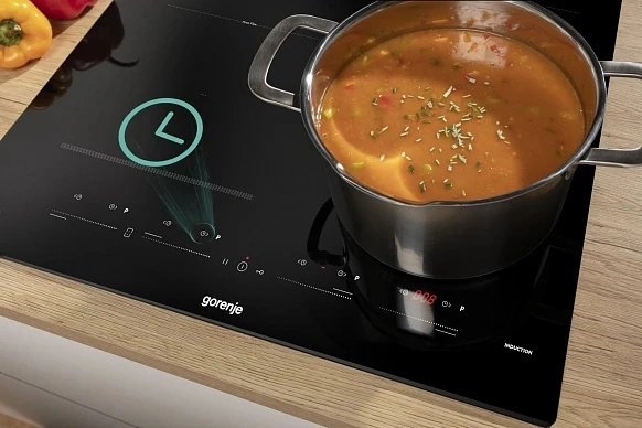 Индукционная варочная поверхность Gorenje GI6432BSCE черный — миниатюра 15