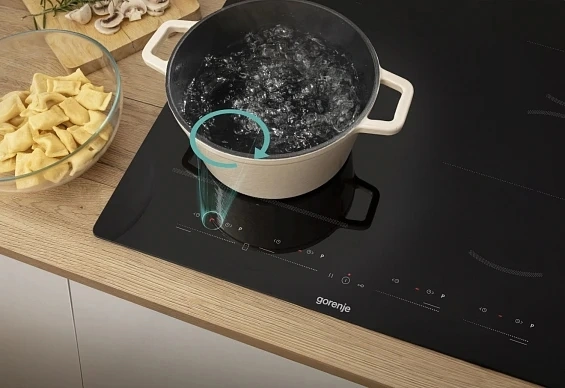 Индукционная варочная поверхность Gorenje GI6432BSCE черный — миниатюра 16