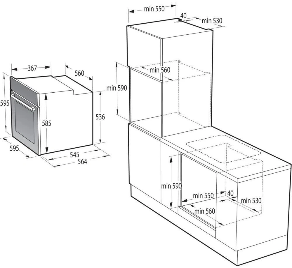 Духовой шкаф Электрический Gorenje BOS67372CLI бежевый — миниатюра 7