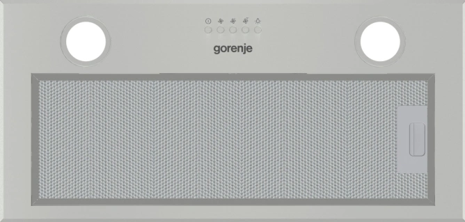 Вытяжка встраиваемая Gorenje BHI626E6X нержавеющая сталь управление: кнопочное (1 мотор) — миниатюра 3