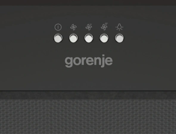 Вытяжка встраиваемая Gorenje BHI626E6B черный управление: кнопочное (1 мотор) — миниатюра 4