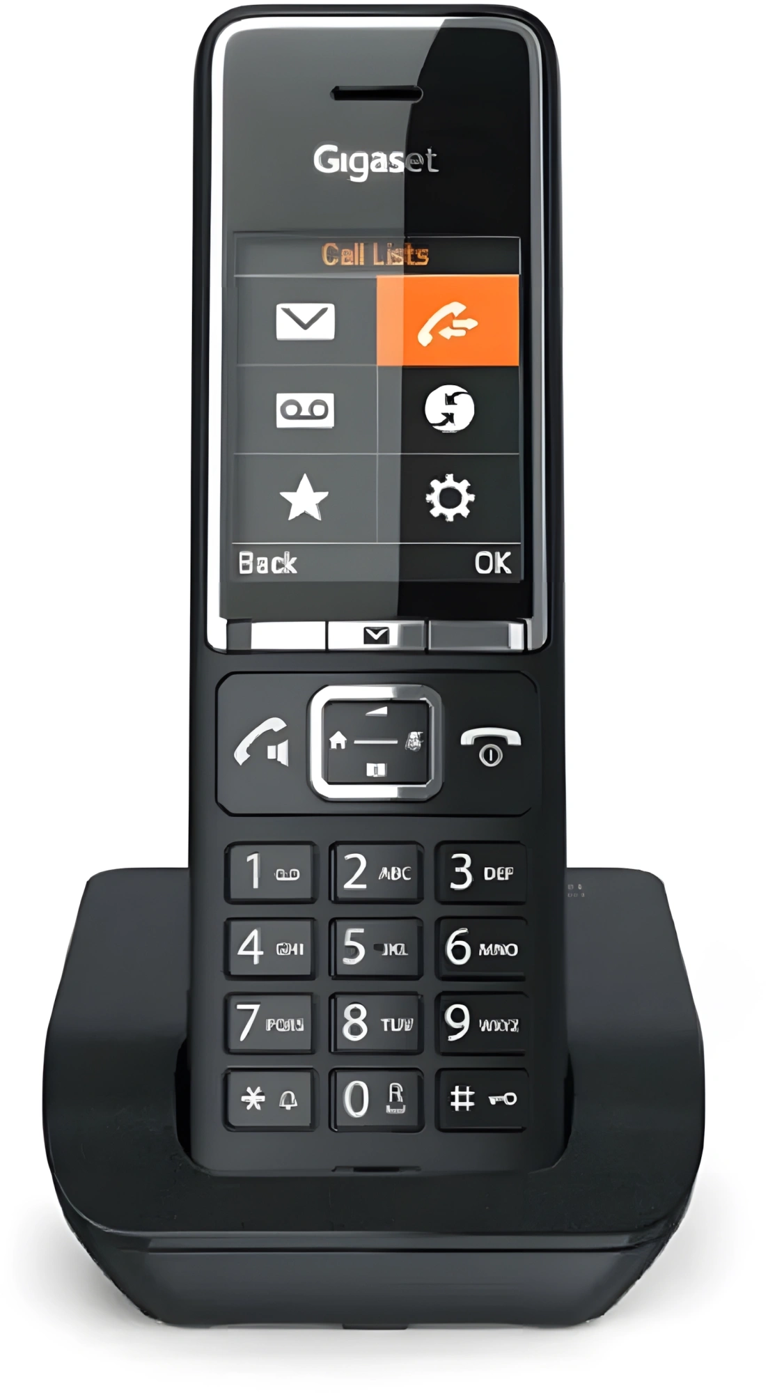 Р/Телефон Dect Gigaset Comfort 550 черный АОН — миниатюра 2