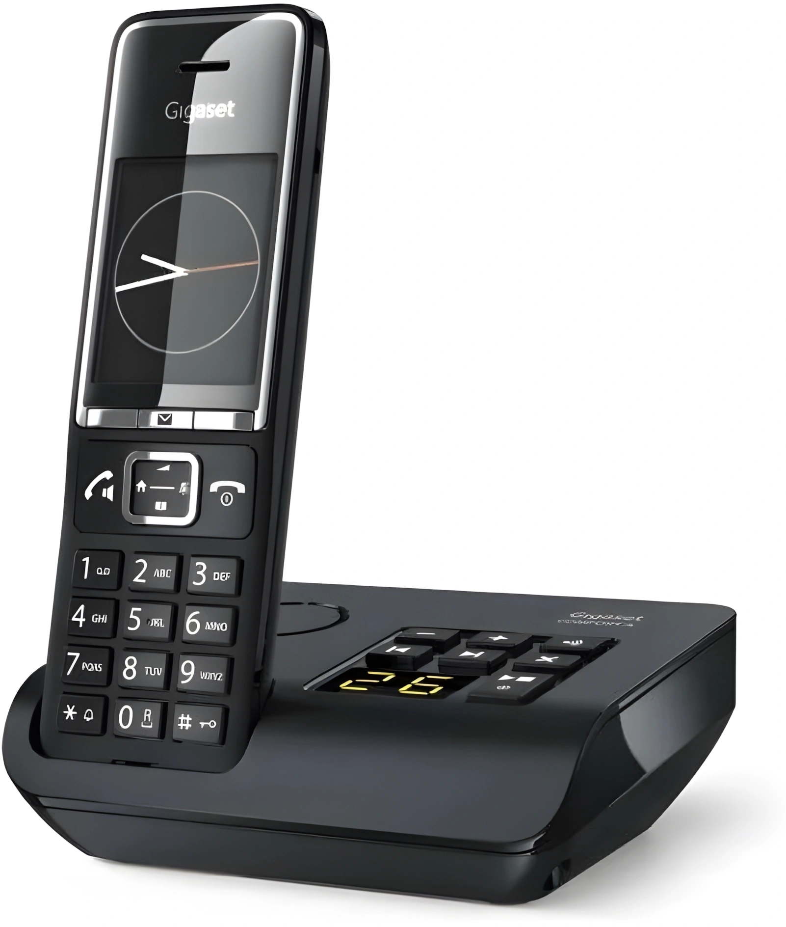 Р/Телефон Dect Gigaset Comfort 550A черный автооветчик АОН — миниатюра 2
