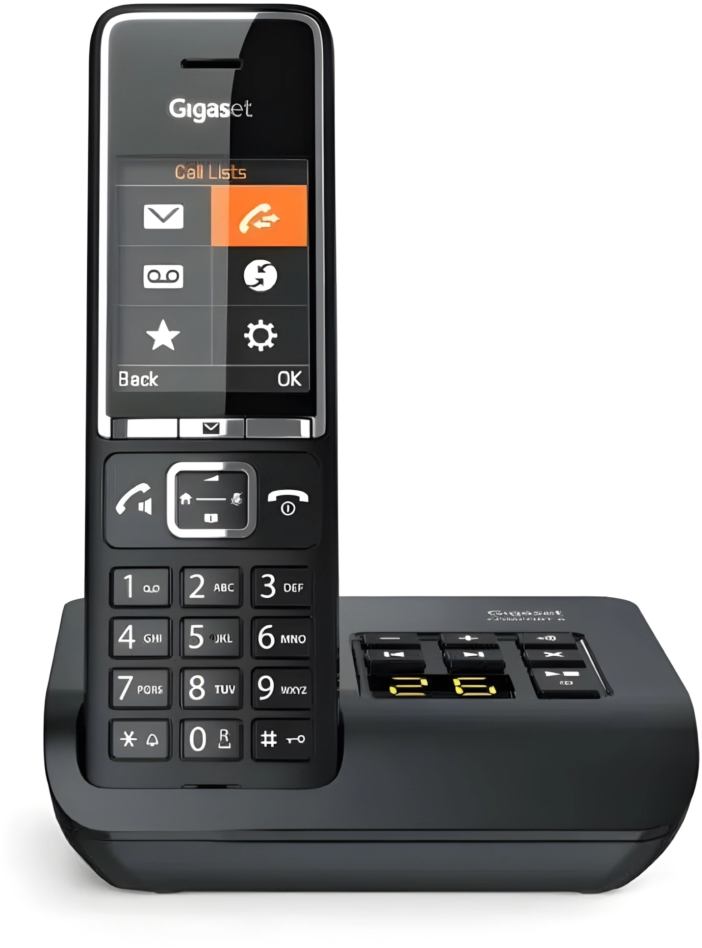 Р/Телефон Dect Gigaset Comfort 550A черный автооветчик АОН — миниатюра 3