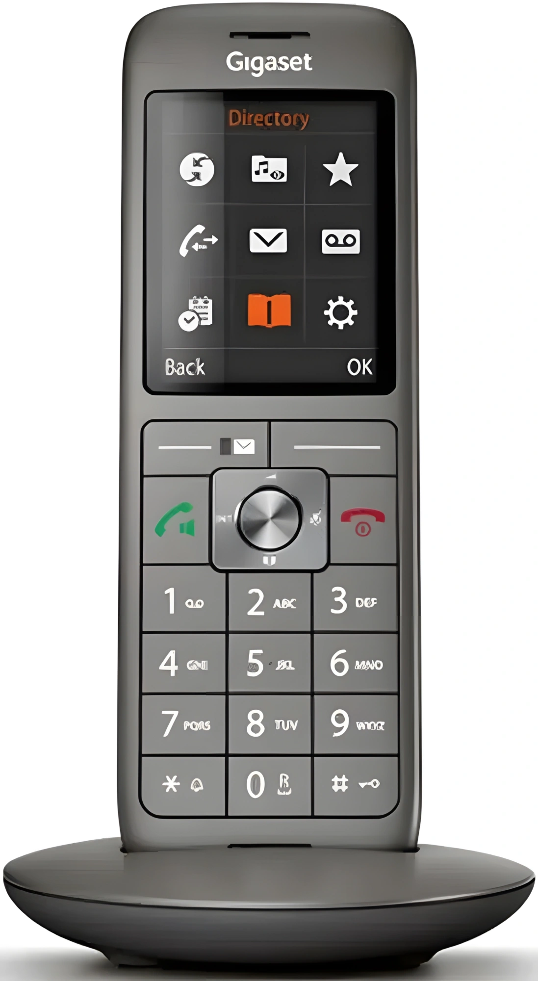 Трубка доп. Dect Gigaset CL660HX HSB RUS черный для CL660 — миниатюра 3