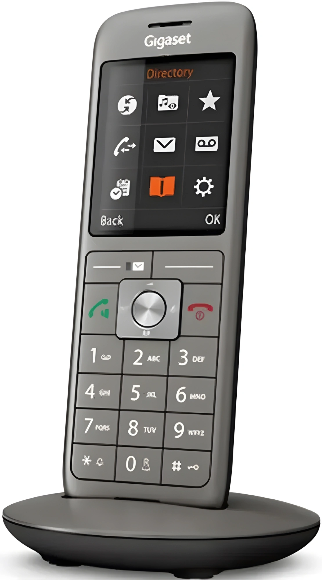 Трубка доп. Dect Gigaset CL660HX HSB RUS черный для CL660 — миниатюра 4