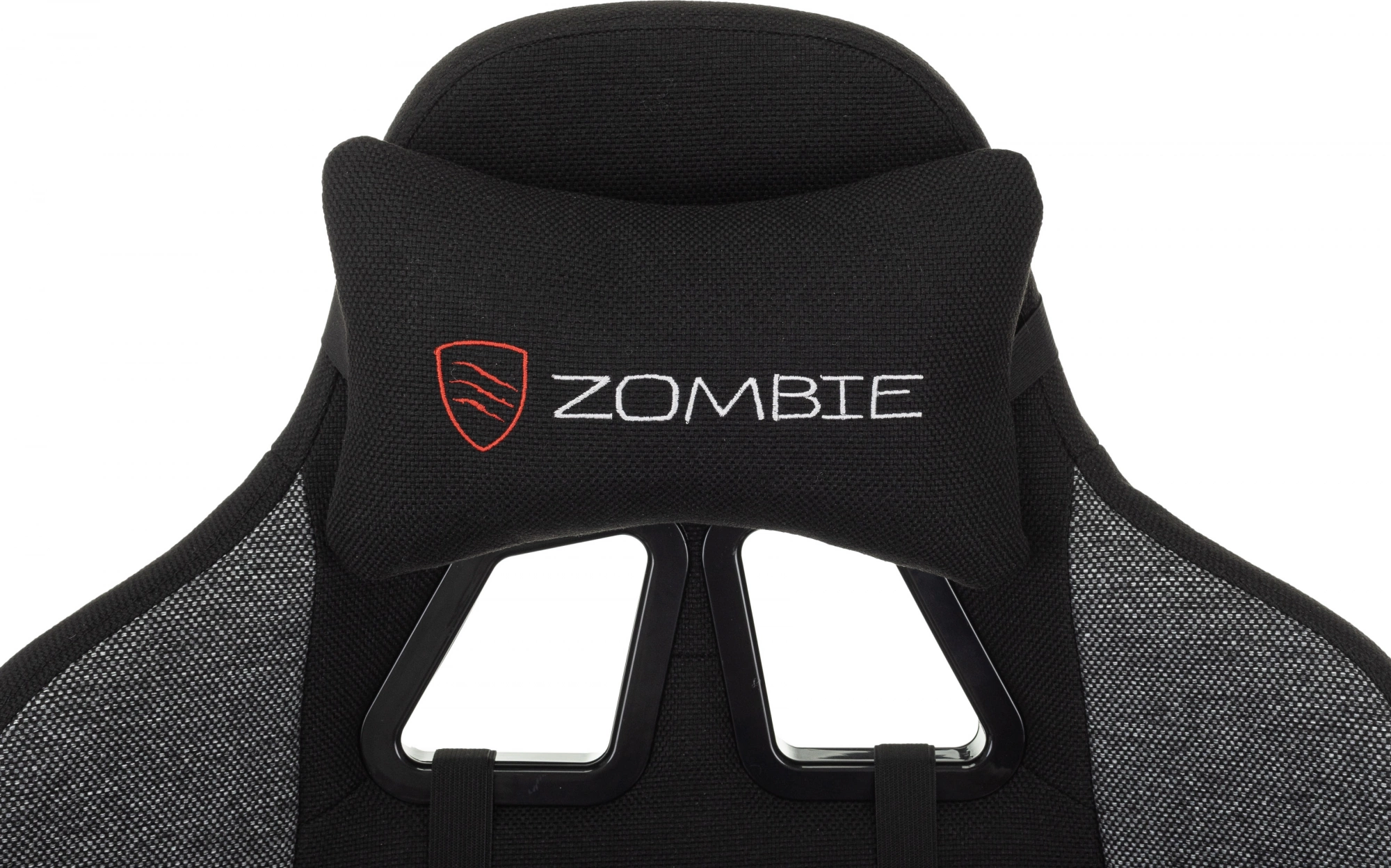 Кресло игровое Zombie Carry черный/серый с подголов. крестов. пластик пластик черный — миниатюра 9