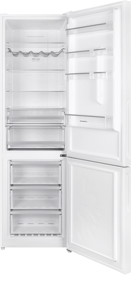 Холодильник Maunfeld MFF200NFW Inverter 2-хкамерн. белый инвертер — миниатюра 2