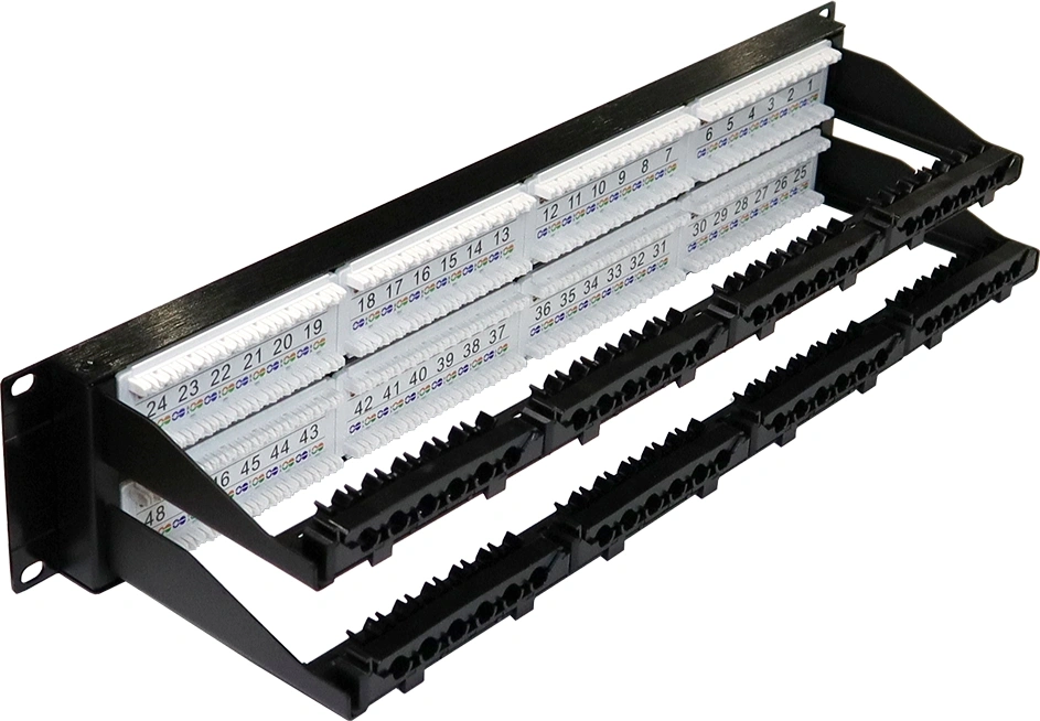 Патч-панель Lanmaster LAN-PPN48U5E 19" 2U 48xRJ45 кат.5E UTP — миниатюра 2