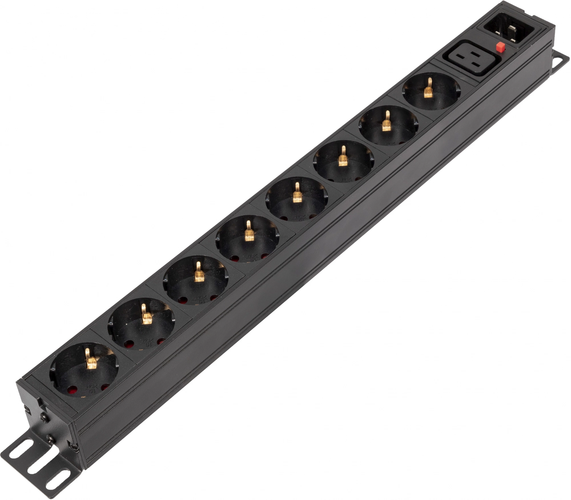 Блок распределения питания Powercom PDU-16A-type 2 PDU-16AV10-8S-C9-C2 — миниатюра 2