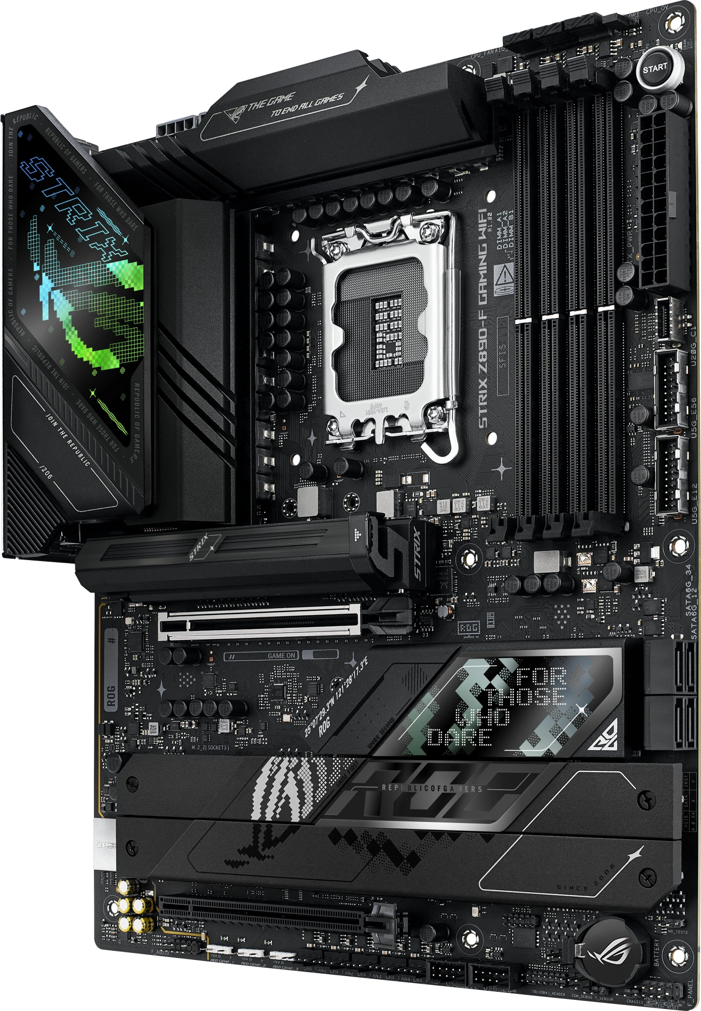 Материнская плата Asus ROG STRIX Z890-F GAMING WIFI Soc-1851 Intel Z890 4xDDR5 ATX AC`97 8ch(7.1) 2.5Gg RAID+HDMI+DP — миниатюра 5