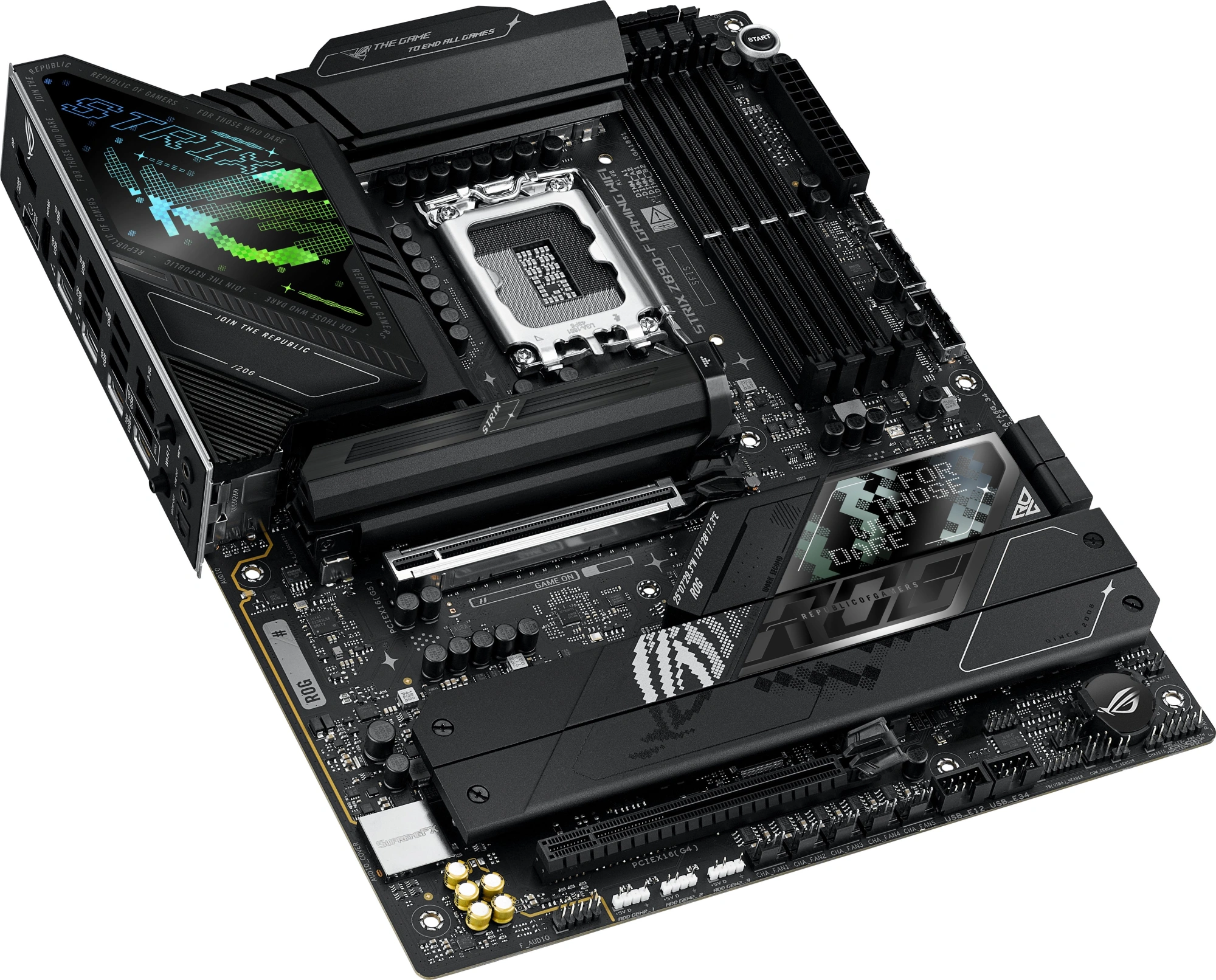 Материнская плата Asus ROG STRIX Z890-F GAMING WIFI Soc-1851 Intel Z890 4xDDR5 ATX AC`97 8ch(7.1) 2.5Gg RAID+HDMI+DP — миниатюра 7