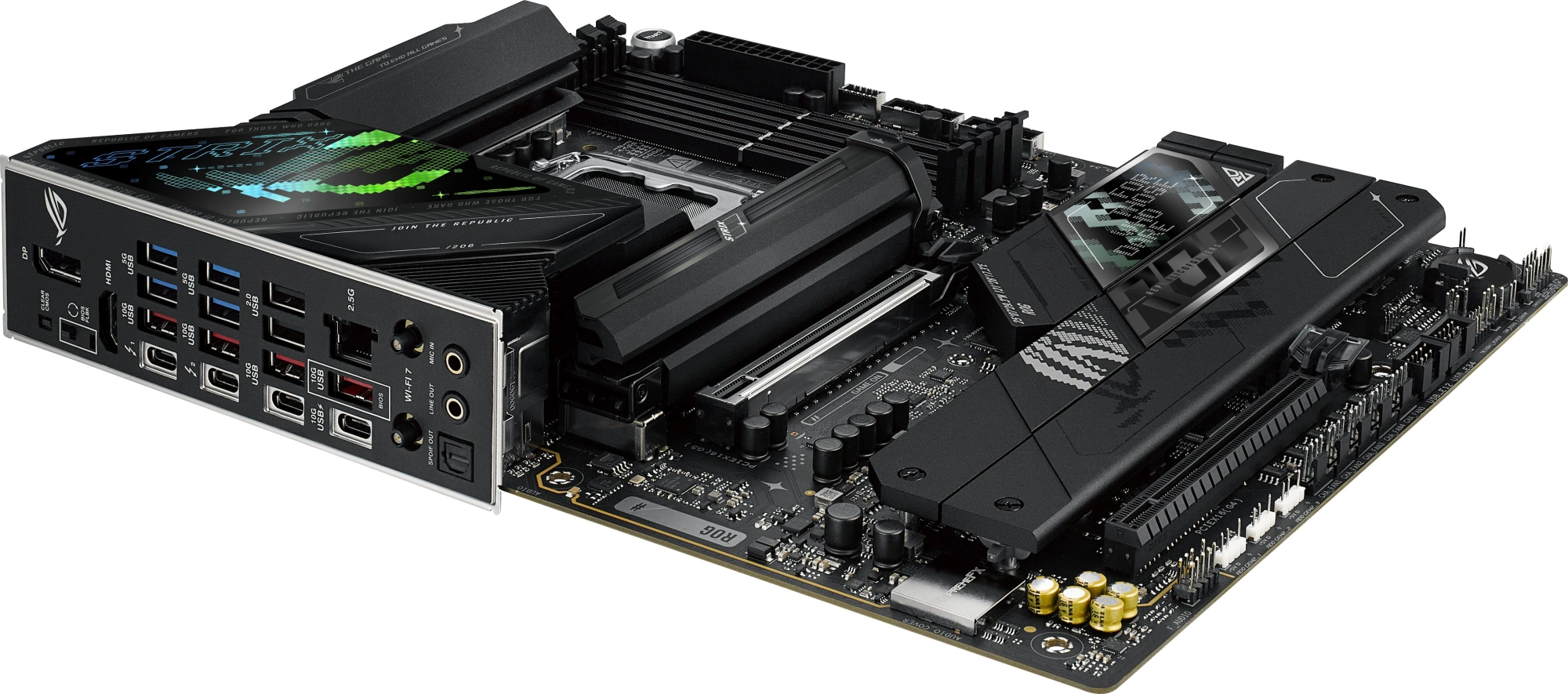 Материнская плата Asus ROG STRIX Z890-F GAMING WIFI Soc-1851 Intel Z890 4xDDR5 ATX AC`97 8ch(7.1) 2.5Gg RAID+HDMI+DP — миниатюра 9