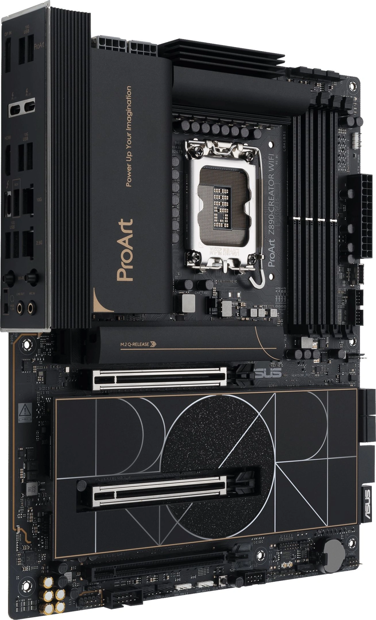 Материнская плата Asus PROART Z890-CREATOR WIFI Soc-1851 Intel Z890 4xDDR5 ATX AC`97 8ch(7.1) 1 x 10Gigabit + 1 x 2.5Gigabit RAID+HDMI+DP — миниатюра 5