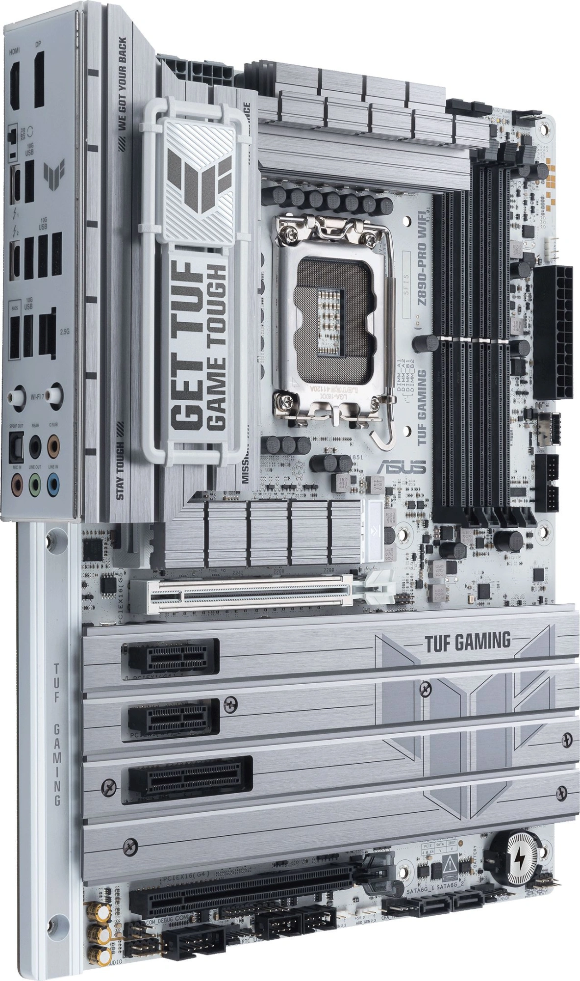 Материнская плата Asus TUF GAMING Z890-PRO WIFI Soc-1851 Intel Z890 4xDDR5 ATX AC`97 8ch(7.1) 2.5Gg RAID+HDMI+DP — миниатюра 5