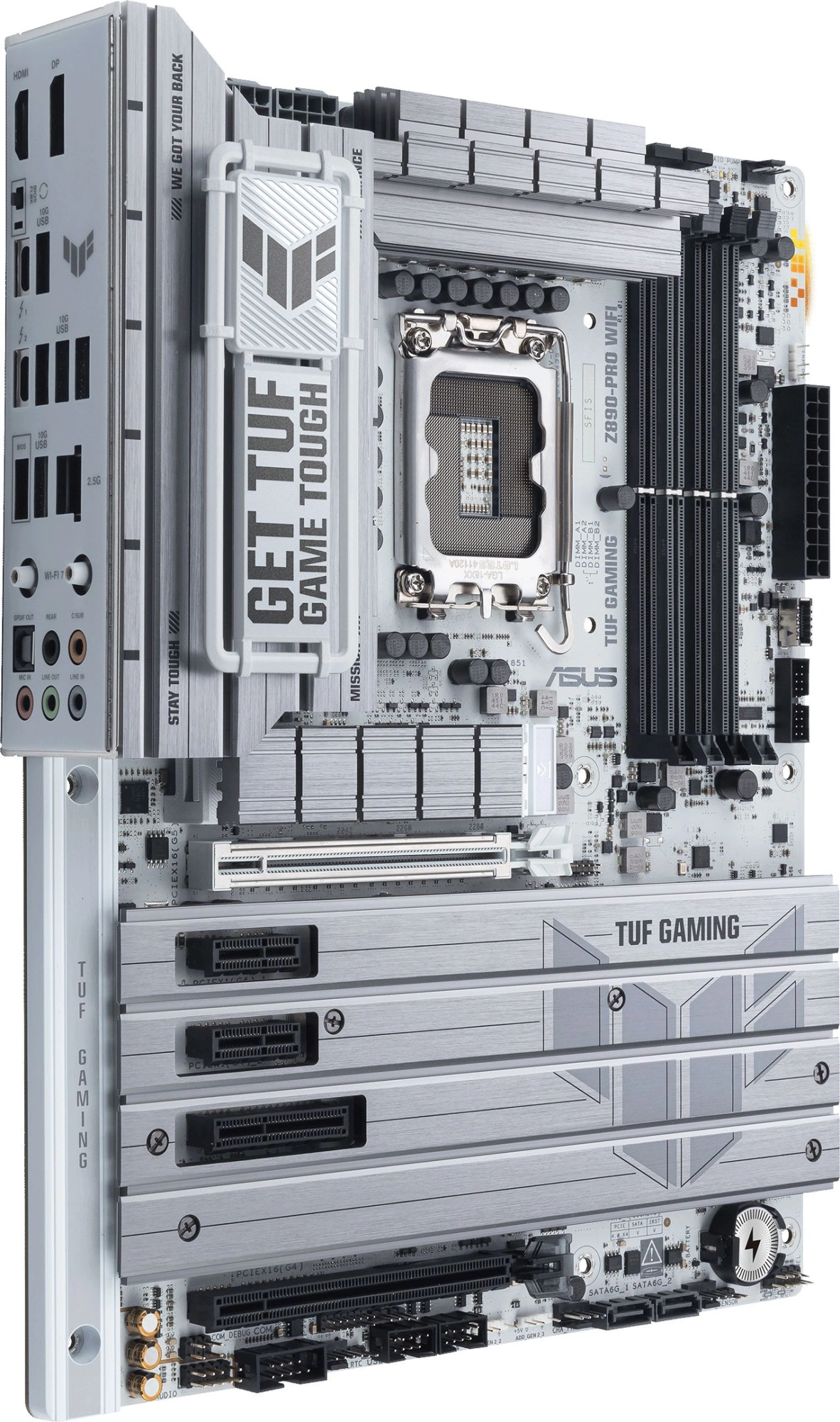 Материнская плата Asus TUF GAMING Z890-PRO WIFI Soc-1851 Intel Z890 4xDDR5 ATX AC`97 8ch(7.1) 2.5Gg RAID+HDMI+DP — миниатюра 6