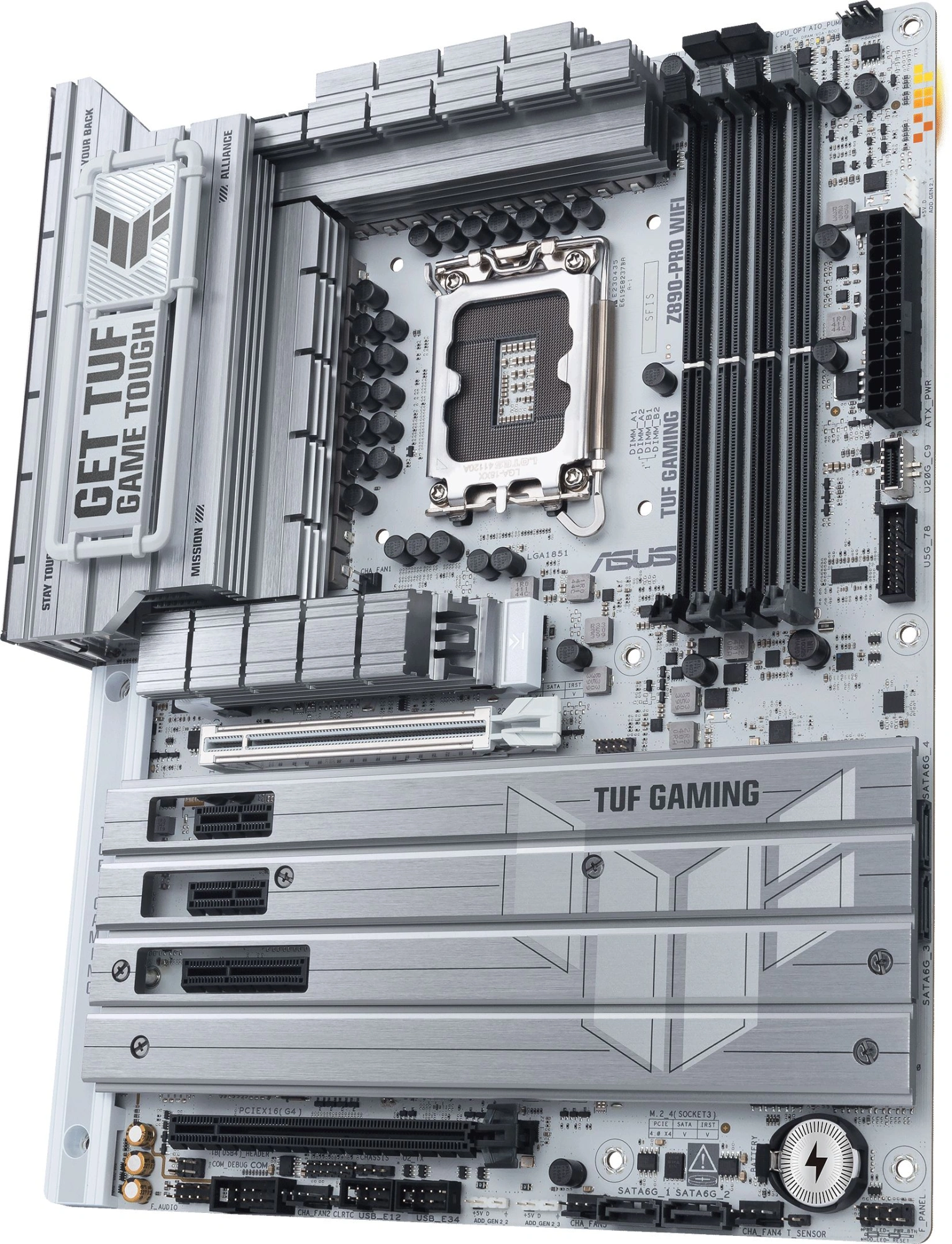Материнская плата Asus TUF GAMING Z890-PRO WIFI Soc-1851 Intel Z890 4xDDR5 ATX AC`97 8ch(7.1) 2.5Gg RAID+HDMI+DP — миниатюра 7